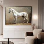 Horses 239 Canvas Art 60 x 40 cm / Black