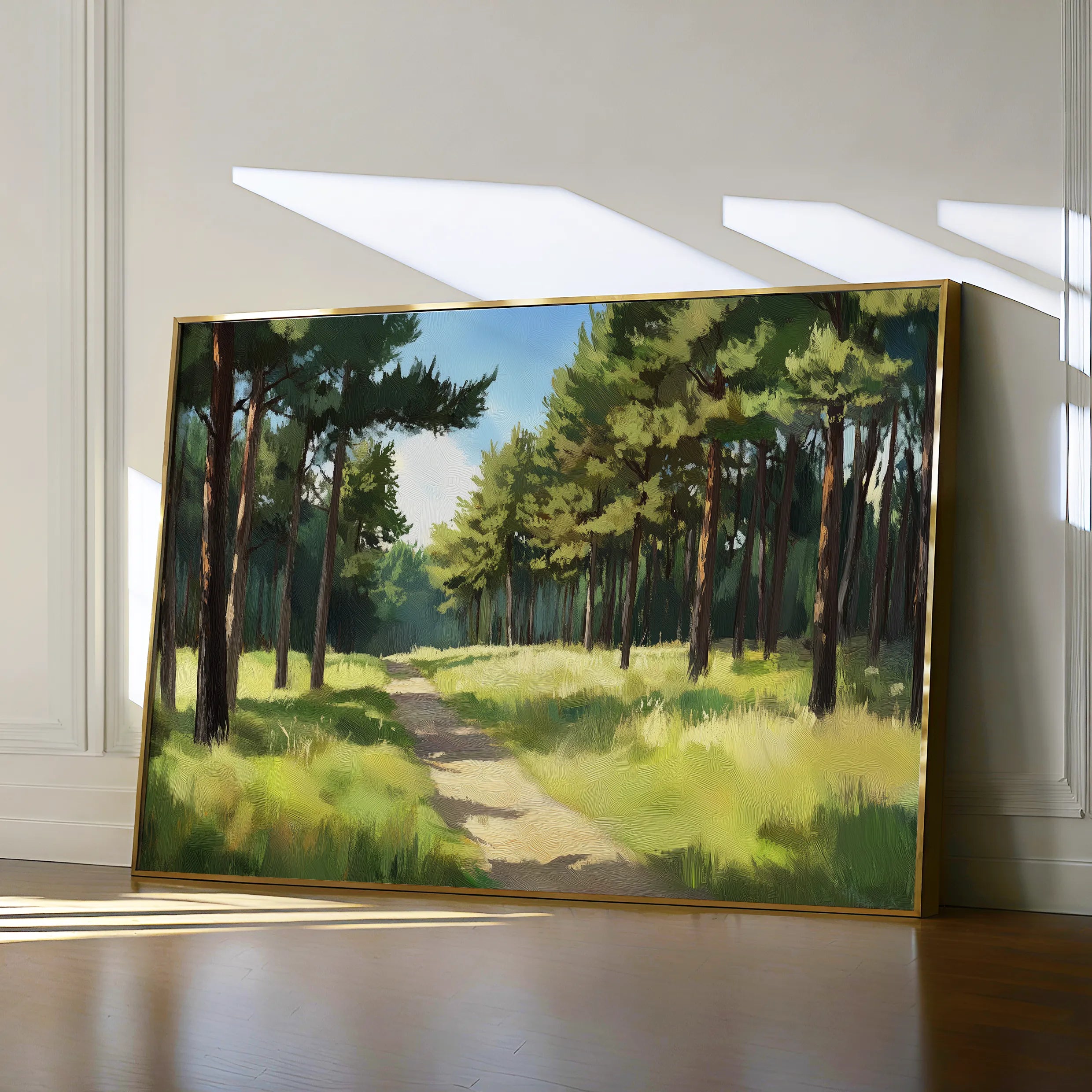 Landscape 239 Canvas Art 60 x 40 cm / Black