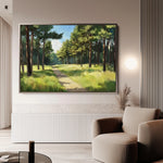 Landscape 239 Canvas Art 60 x 40 cm / Black