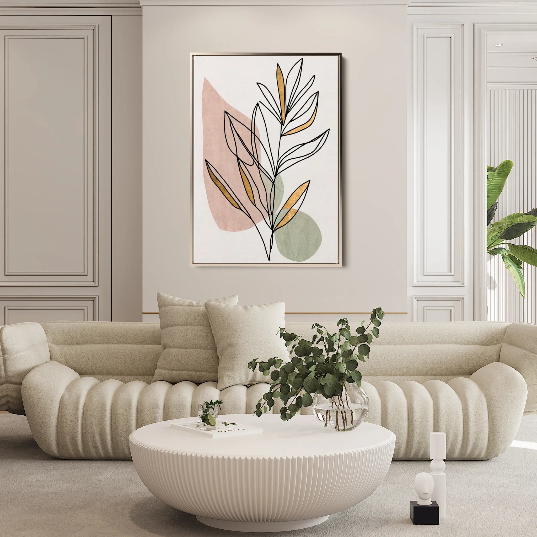 Boho 240 Canvas Art 60 x 40 cm / Black