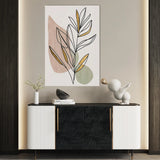 Boho 240 Canvas Art 60 x 40 cm / Black