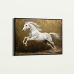 Horses 240 Canvas Art 60 x 40 cm / Black