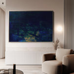 Abstract 242 Canvas Art 60 x 40 cm / Black