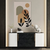 Boho 242 Canvas Art 60 x 40 cm / Black