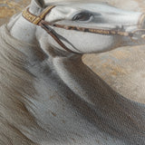 Horses 242 Canvas Art 60 x 40 cm / Black