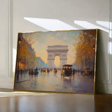Landscape 242 Canvas Art 60 x 40 cm / Black