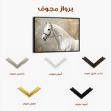Horses 243 Canvas Art 60 x 40 cm / Black