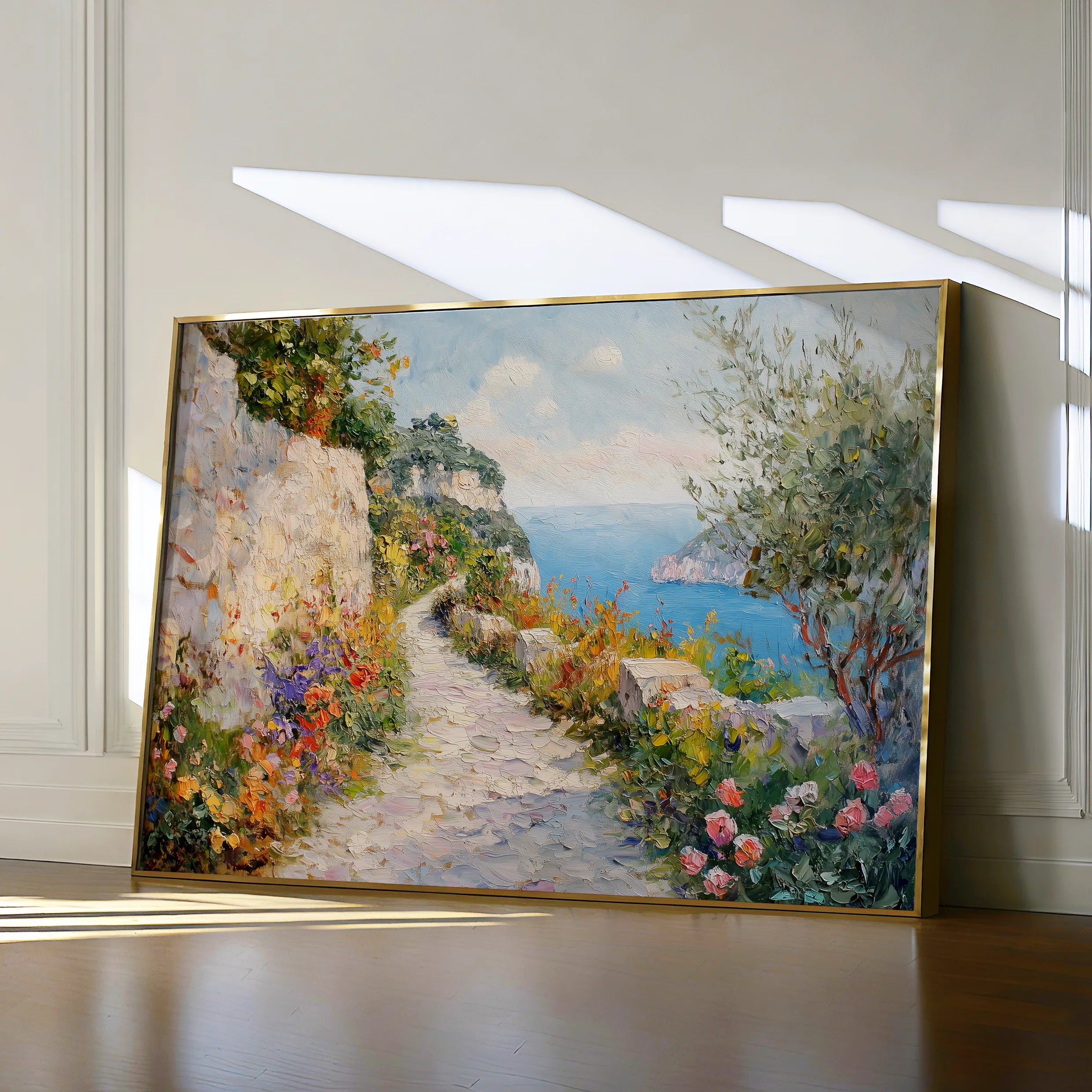 Landscape 243 Canvas Art 60 x 40 cm / Black