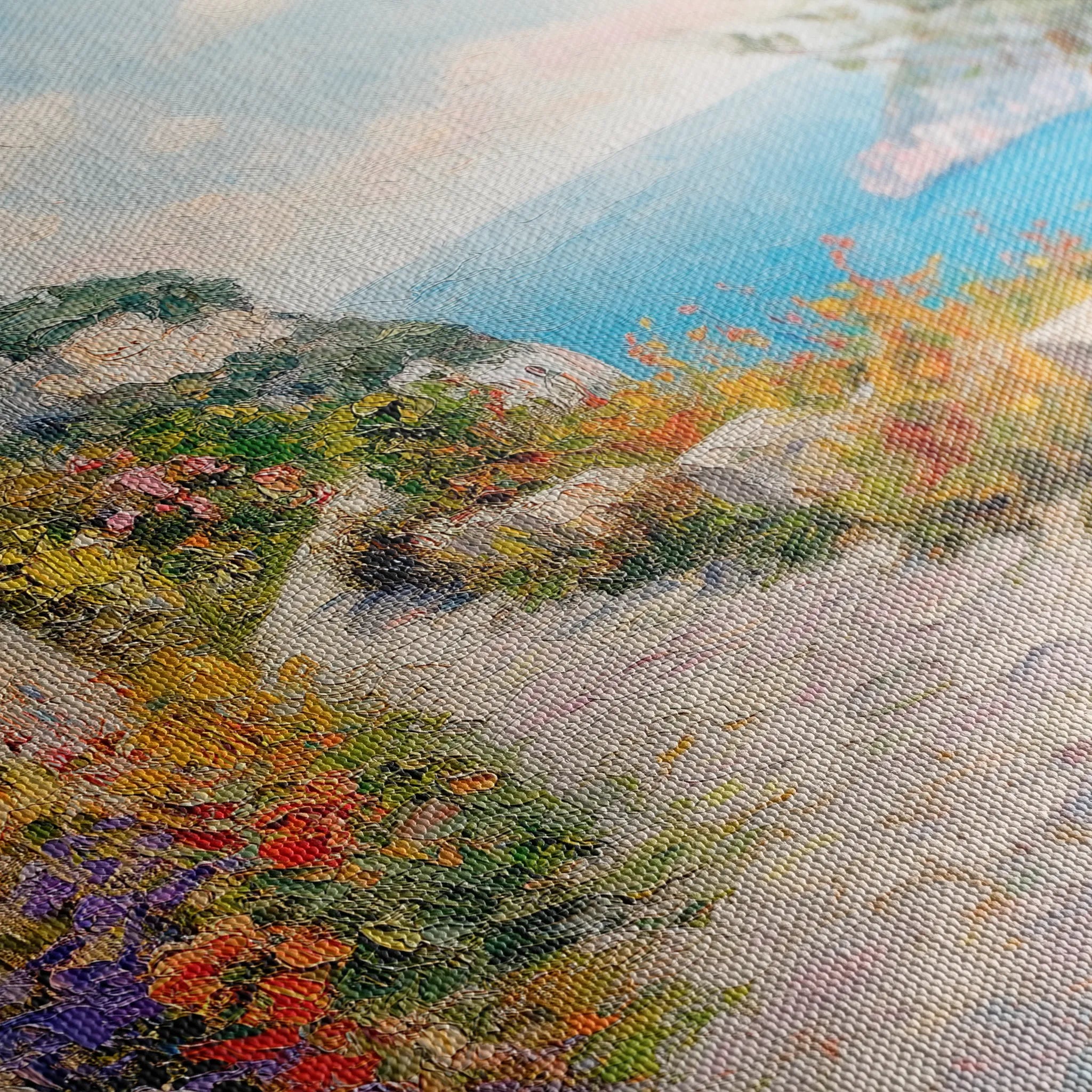 Landscape 243 Canvas Art 60 x 40 cm / Black