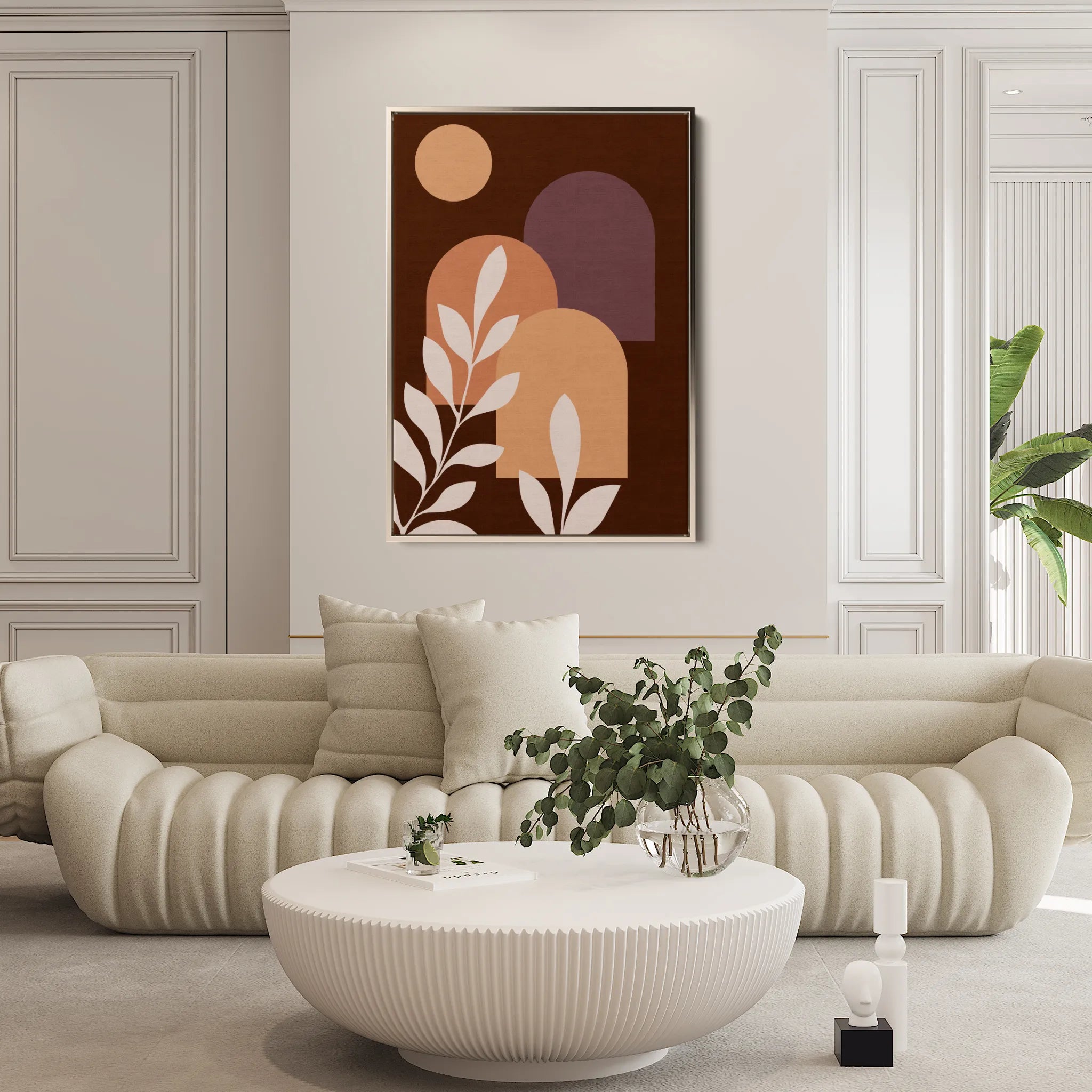 Boho 244 Canvas Art 60 x 40 cm / Black