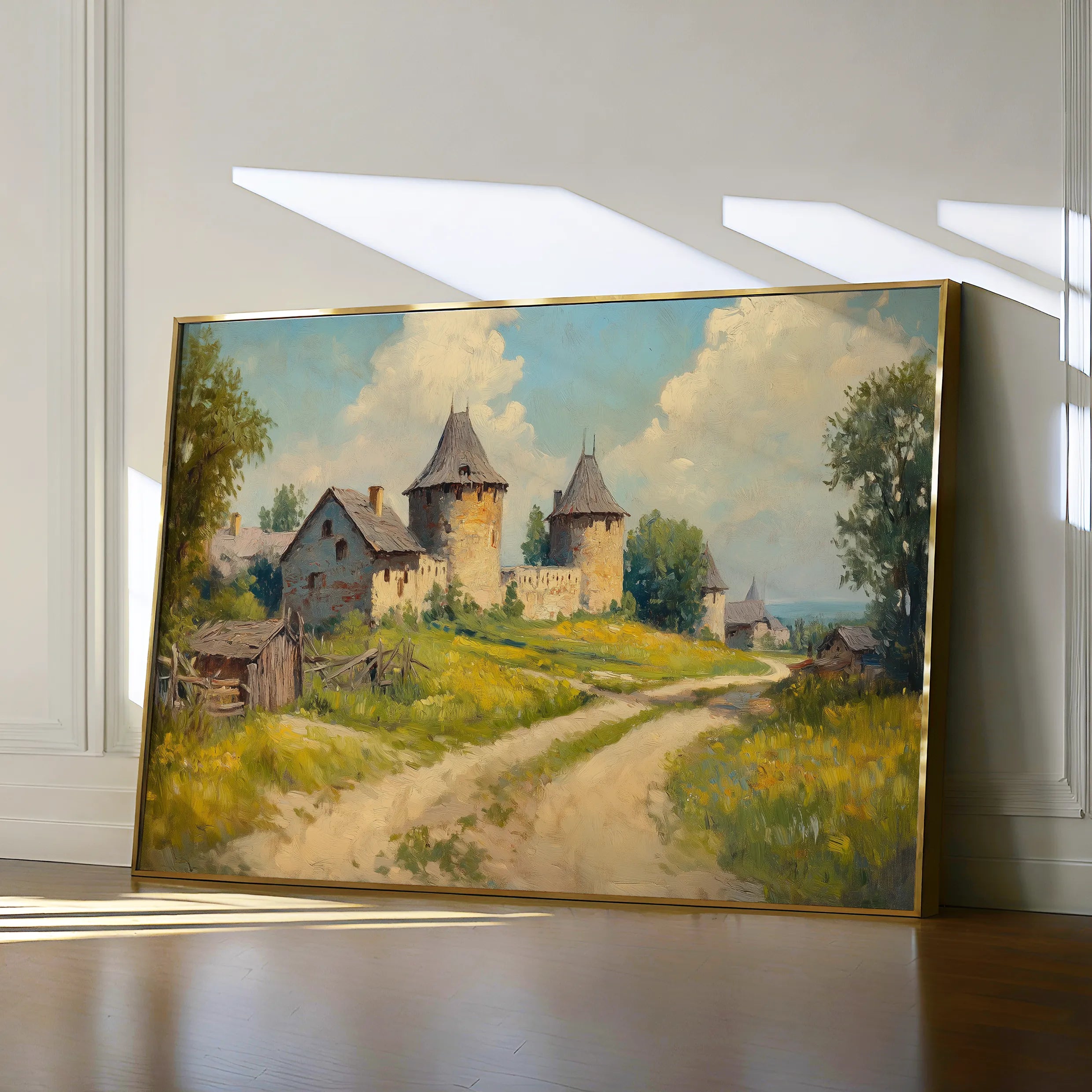 Landscape 244 Canvas Art 60 x 40 cm / Black