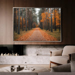 Landscape 245 Canvas Art 60 x 40 cm / Black