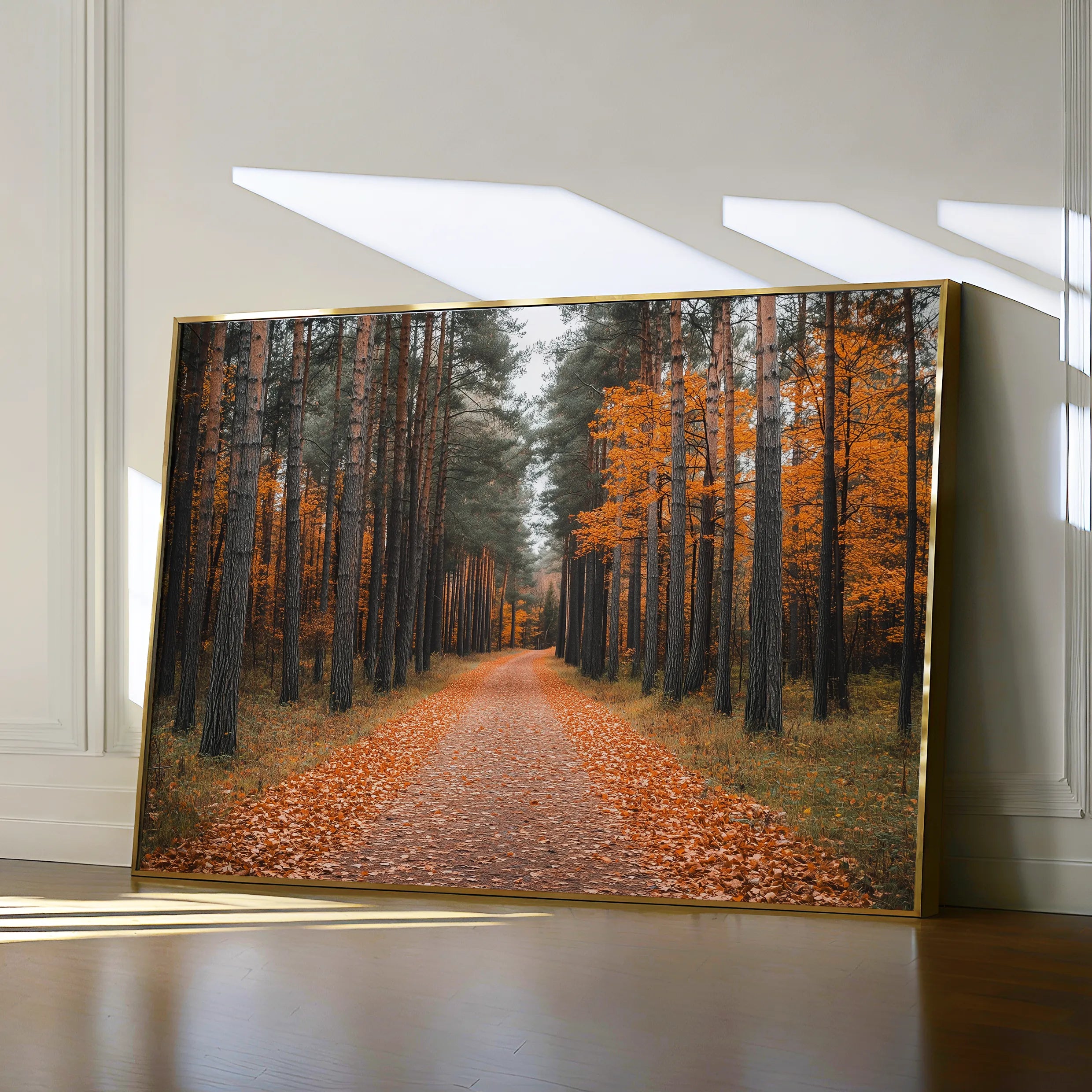 Landscape 245 Canvas Art 60 x 40 cm / Black