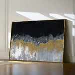 Abstract 246 Canvas Art 60 x 40 cm / Black