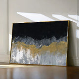 Abstract 246 Canvas Art 60 x 40 cm / Black