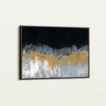 Abstract 246 Canvas Art 60 x 40 cm / Black