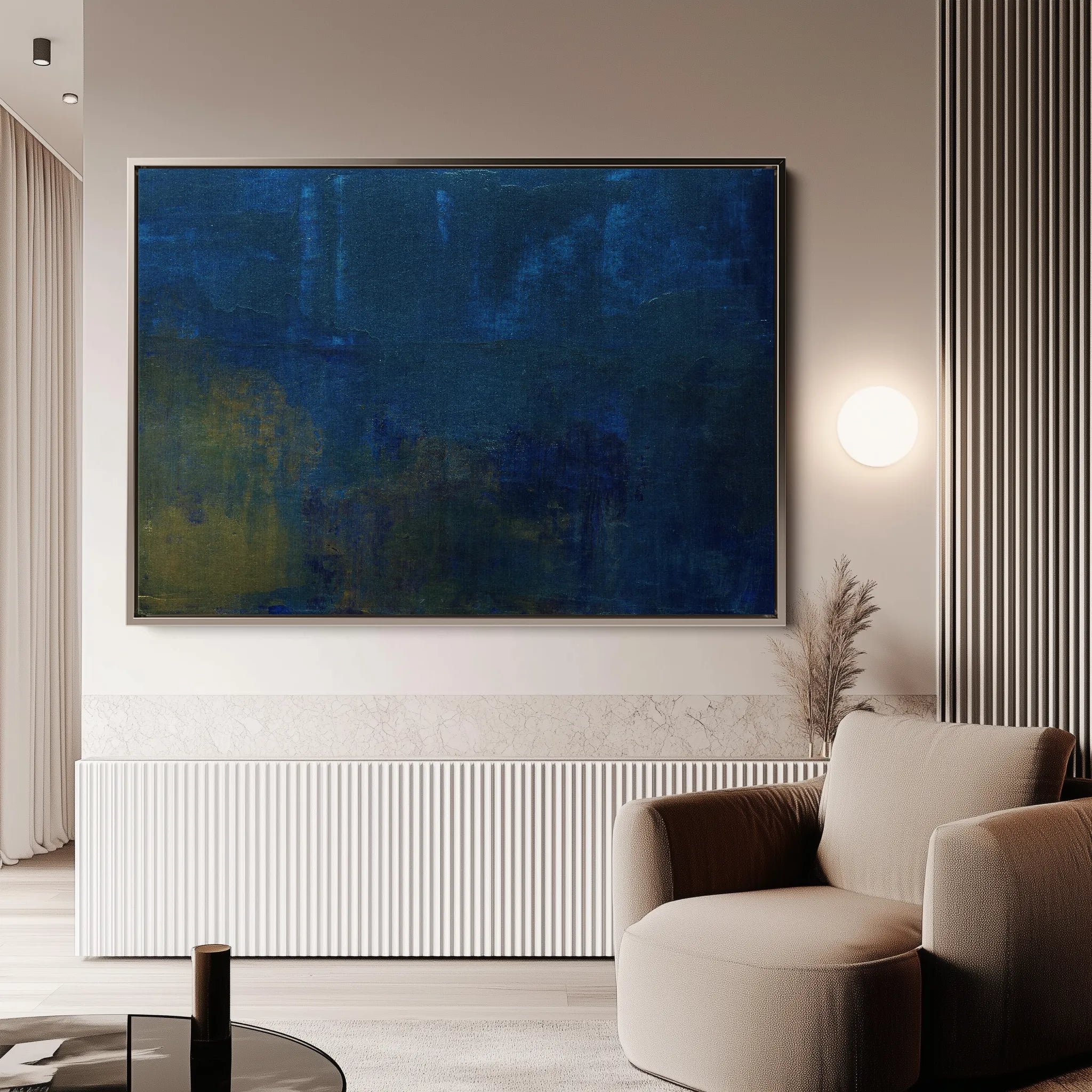 Abstract 247 Canvas Art 60 x 40 cm / Black