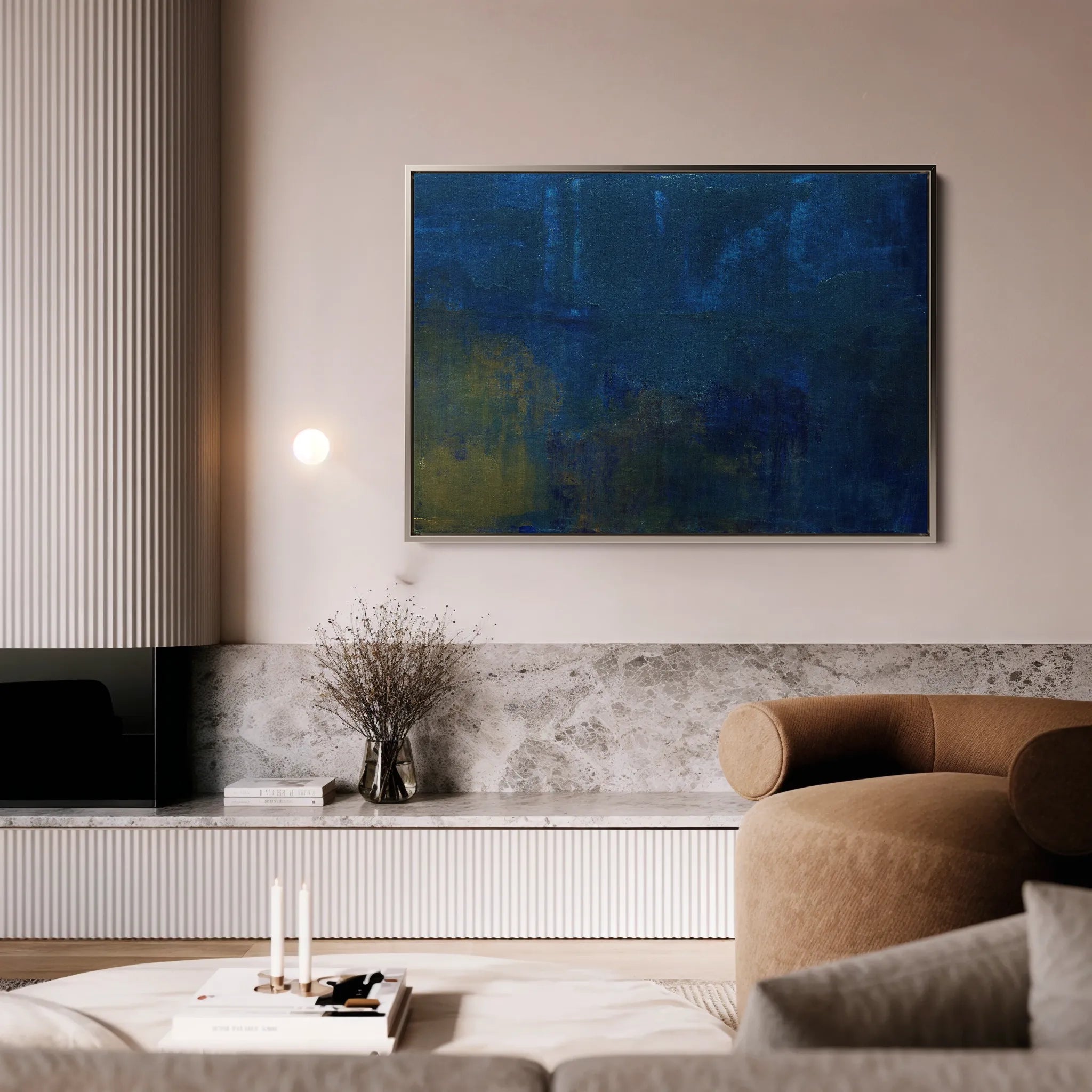 Abstract 247 Canvas Art 60 x 40 cm / Black
