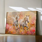 Horses 247 Canvas Art 60 x 40 cm / Black