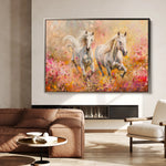 Horses 247 Canvas Art 60 x 40 cm / Black