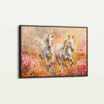 Horses 247 Canvas Art 60 x 40 cm / Black