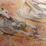 Horses 247 Canvas Art 60 x 40 cm / Black