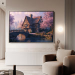 Landscape 247 Canvas Art 60 x 40 cm / Black