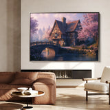 Landscape 247 Canvas Art 60 x 40 cm / Black