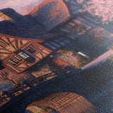 Landscape 247 Canvas Art 60 x 40 cm / Black