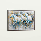 Horses 248 Canvas Art 60 x 40 cm / Black