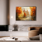 Landscape 248 Canvas Art 60 x 40 cm / Black