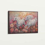 Horses 249 Canvas Art 60 x 40 cm / Black