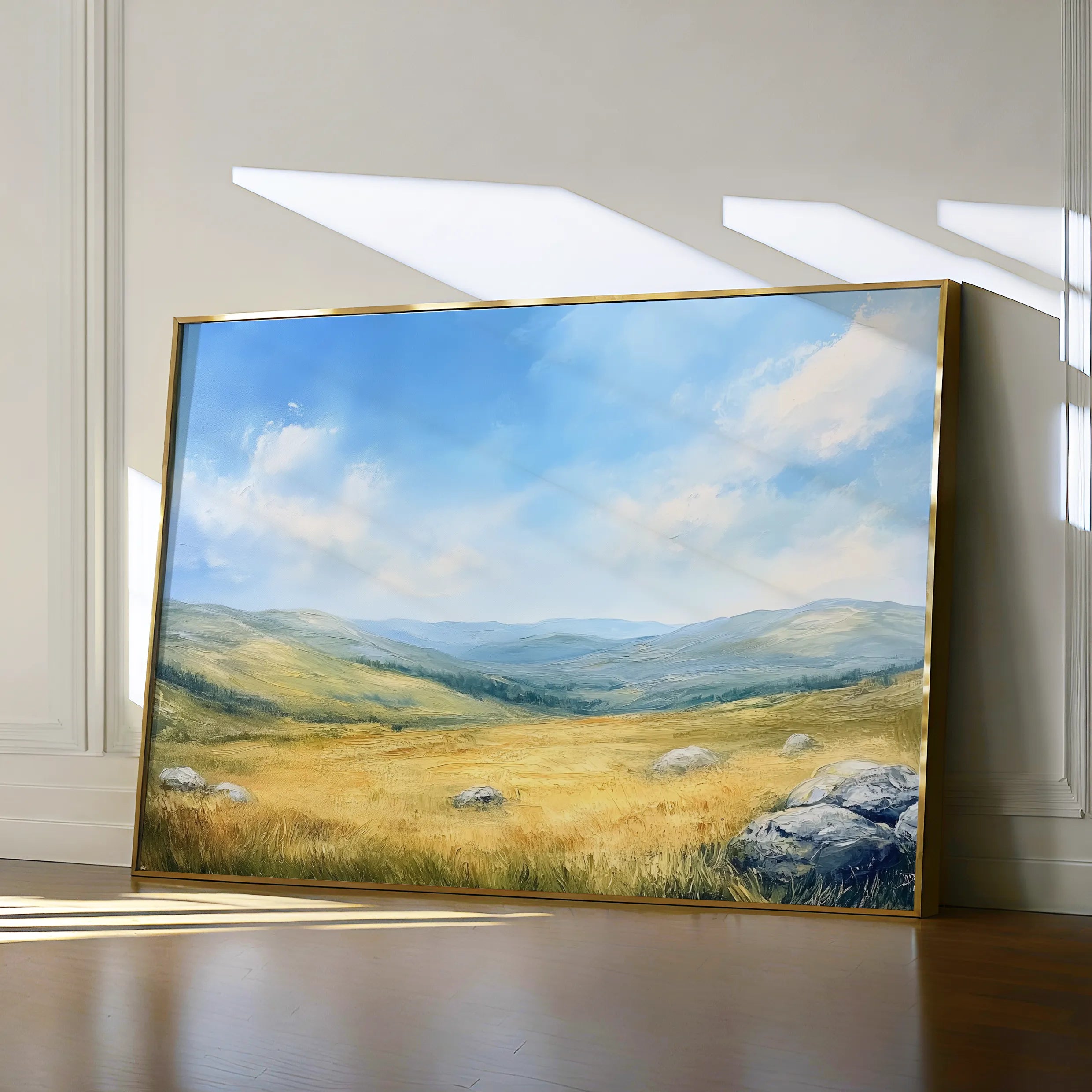 Landscape 249 Canvas Art 60 x 40 cm / Black