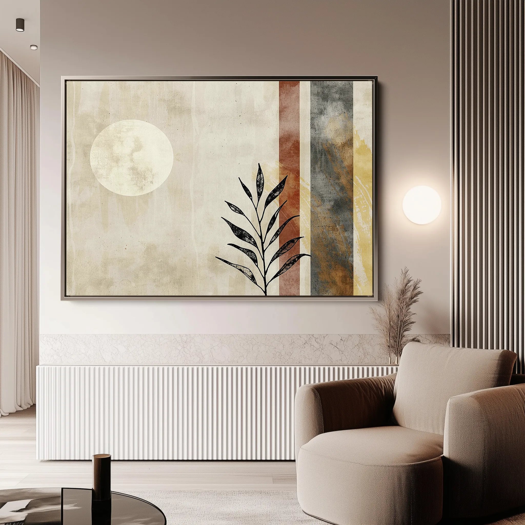 Boho 250 Canvas Art 60 x 40 cm / Black