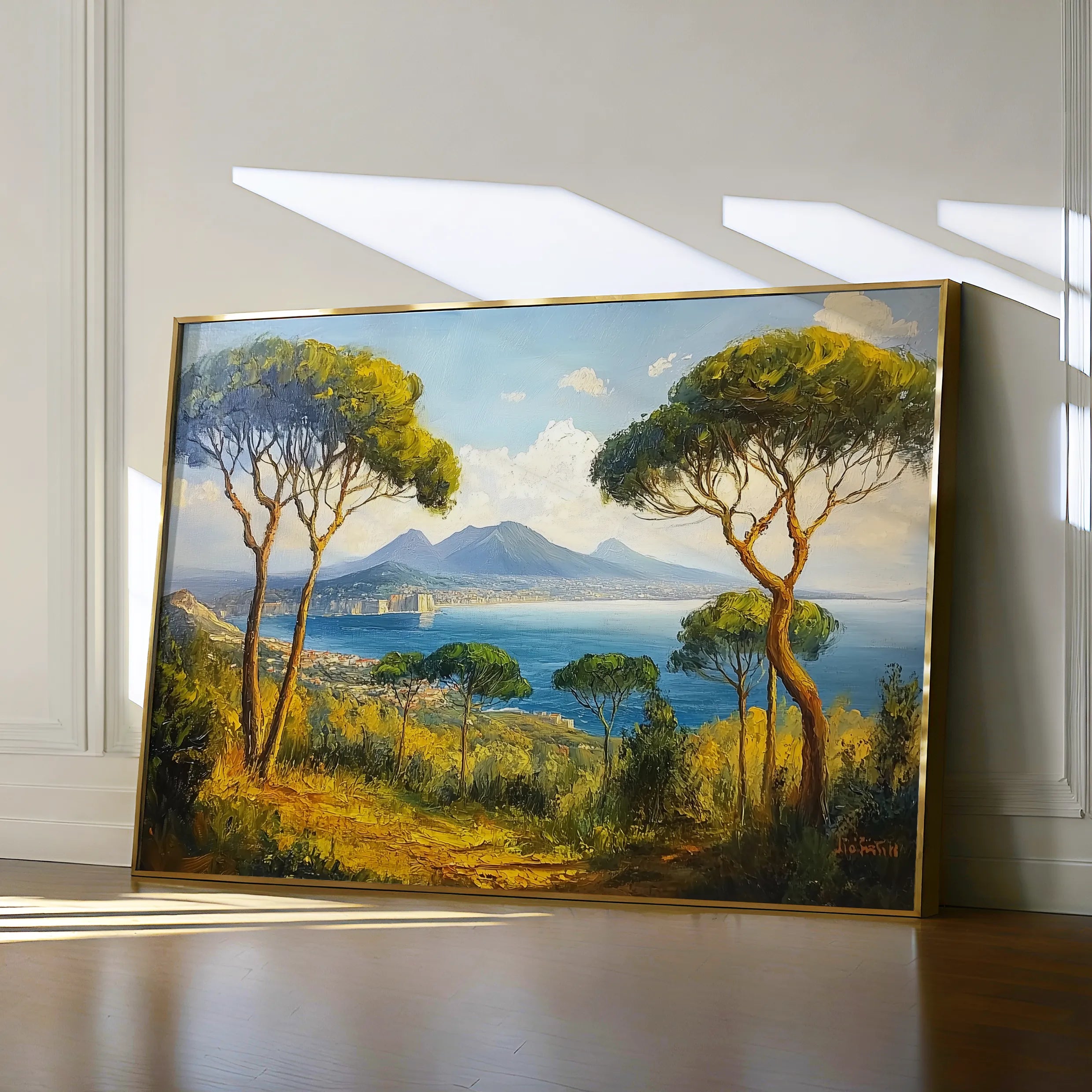 Landscape 250 Canvas Art 60 x 40 cm / Black