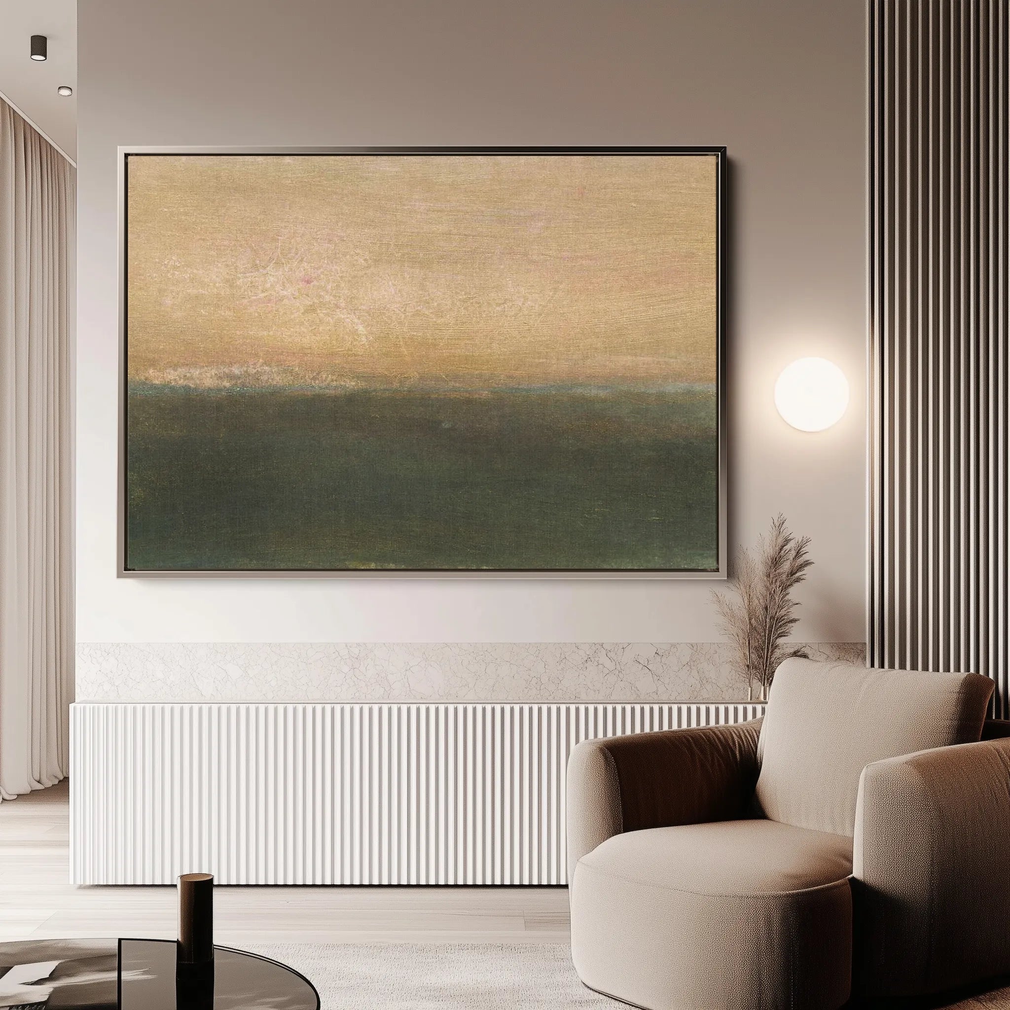 Abstract 251 Canvas Art 60 x 40 cm / Black