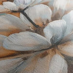 Floral 251 Canvas Art 60 x 40 cm / Black