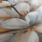 Floral 251 Canvas Art 60 x 40 cm / Black