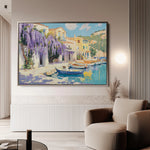 Landscape 251 Canvas Art 60 x 40 cm / Black