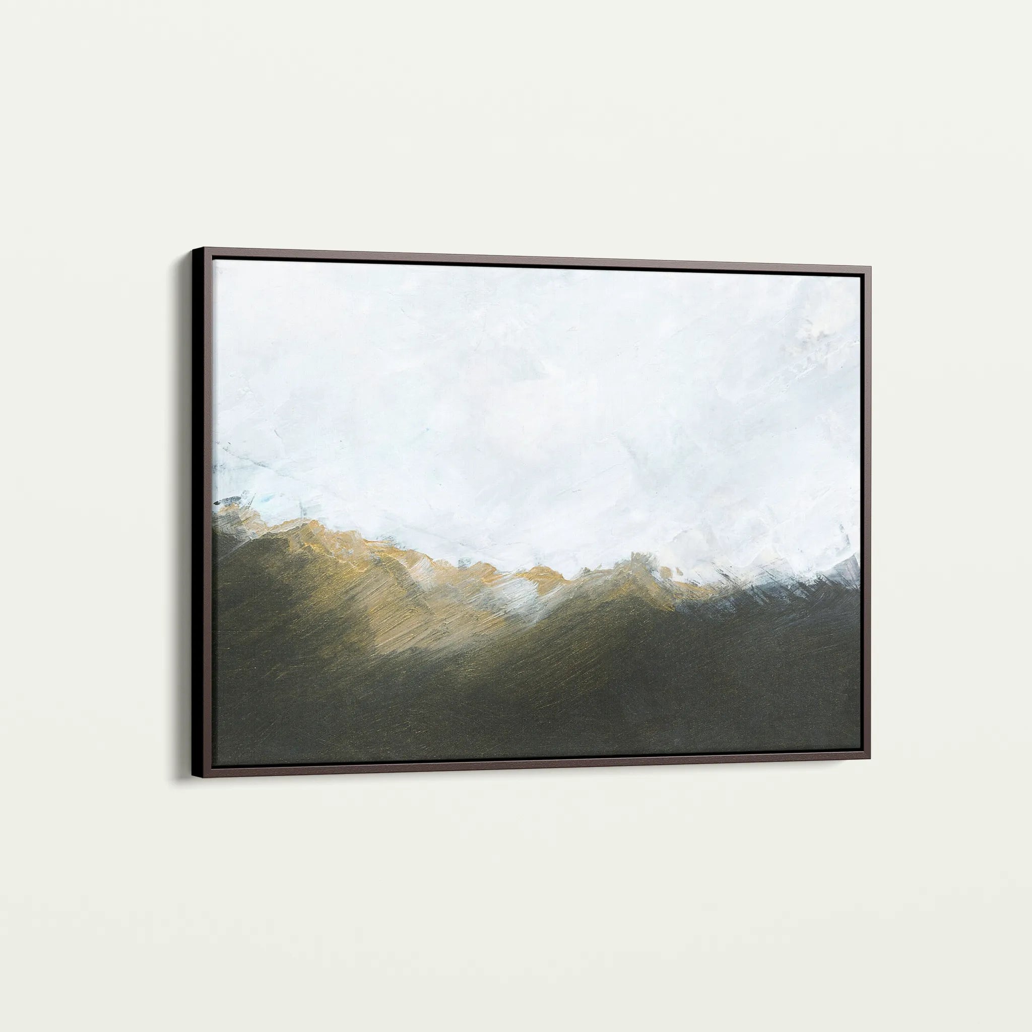 Abstract 252 Canvas Art 60 x 40 cm / Black