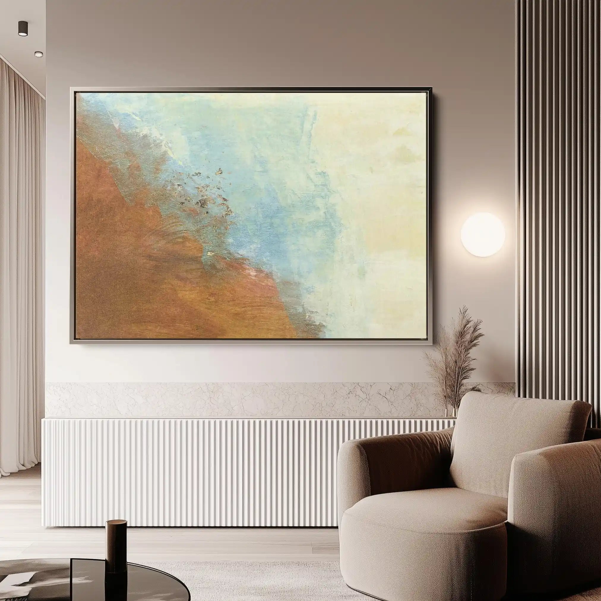 Abstract 253 Canvas Art 60 x 40 cm / Black