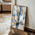 Floral 253 Canvas Art 60 x 40 cm / Black
