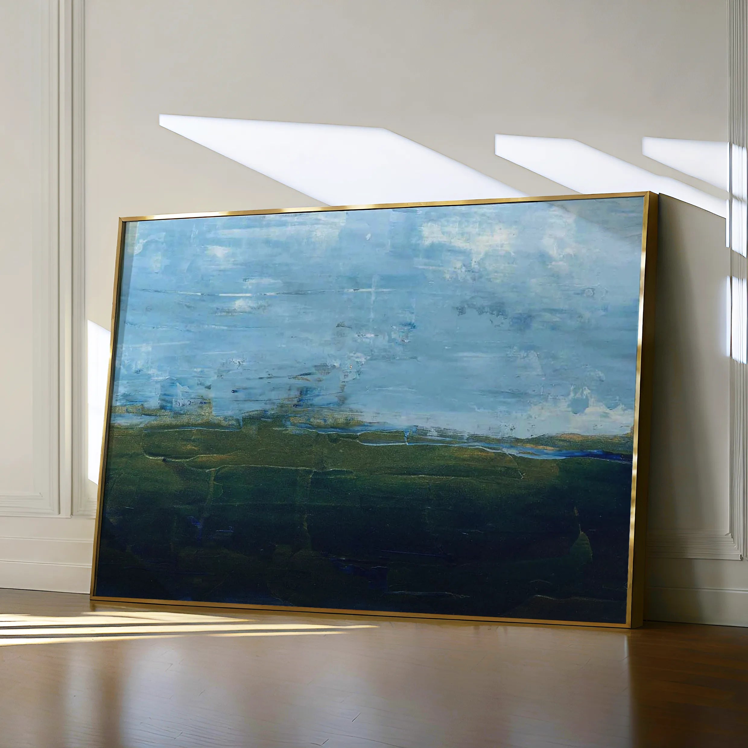 Abstract 254 Canvas Art 60 x 40 cm / Black