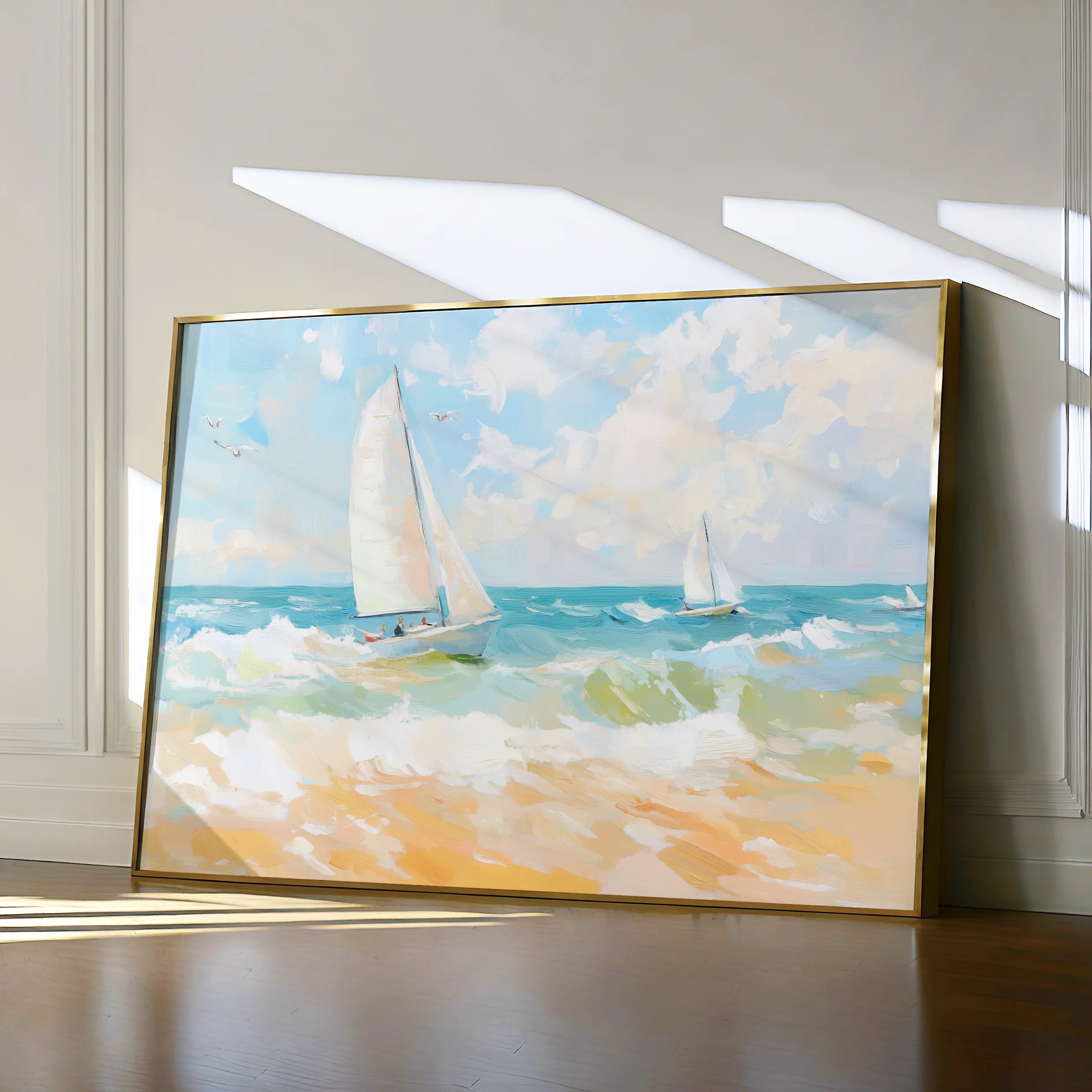 Landscape 254 Canvas Art 60 x 40 cm / Black