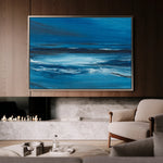 Abstract 255 Canvas Art 60 x 40 cm / Black