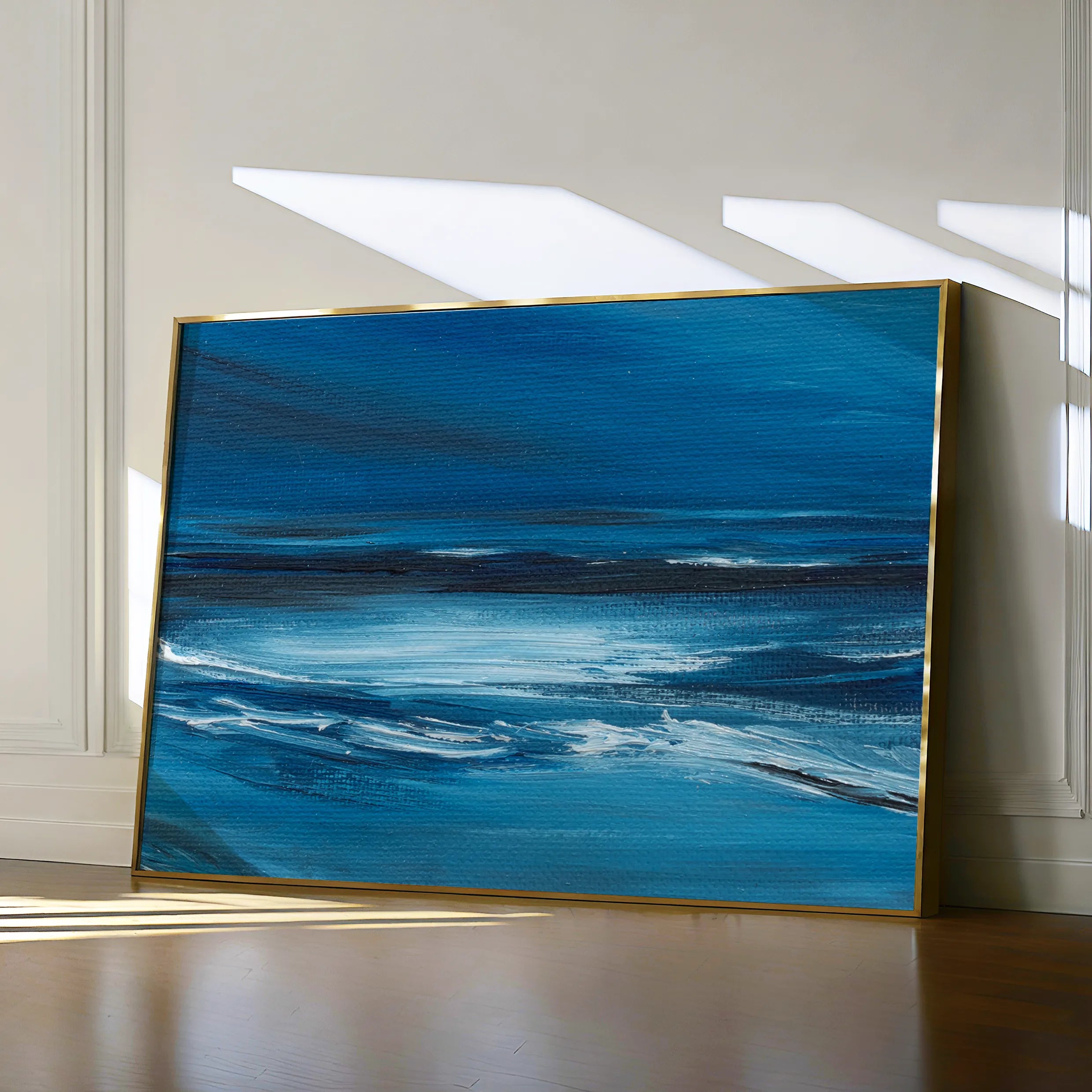 Abstract 255 Canvas Art 60 x 40 cm / Black