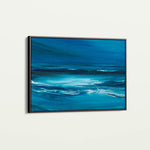 Abstract 255 Canvas Art 60 x 40 cm / Black