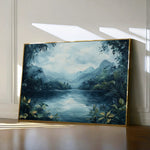 Landscape 255 Canvas Art 60 x 40 cm / Black