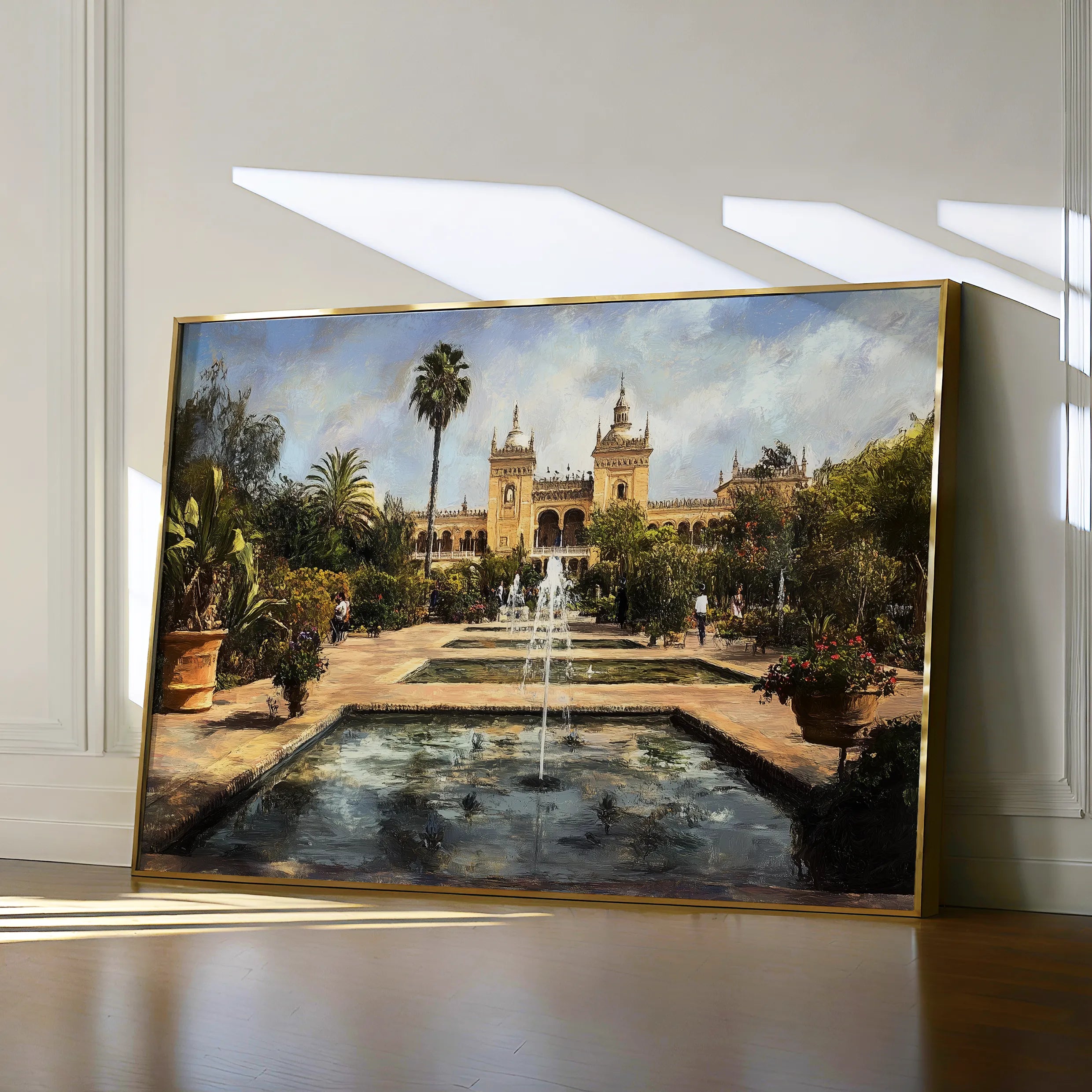 Landscape 256 Canvas Art 60 x 40 cm / Black
