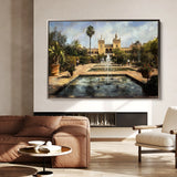 Landscape 256 Canvas Art 60 x 40 cm / Black